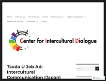 Tablet Screenshot of centerforinterculturaldialogue.org
